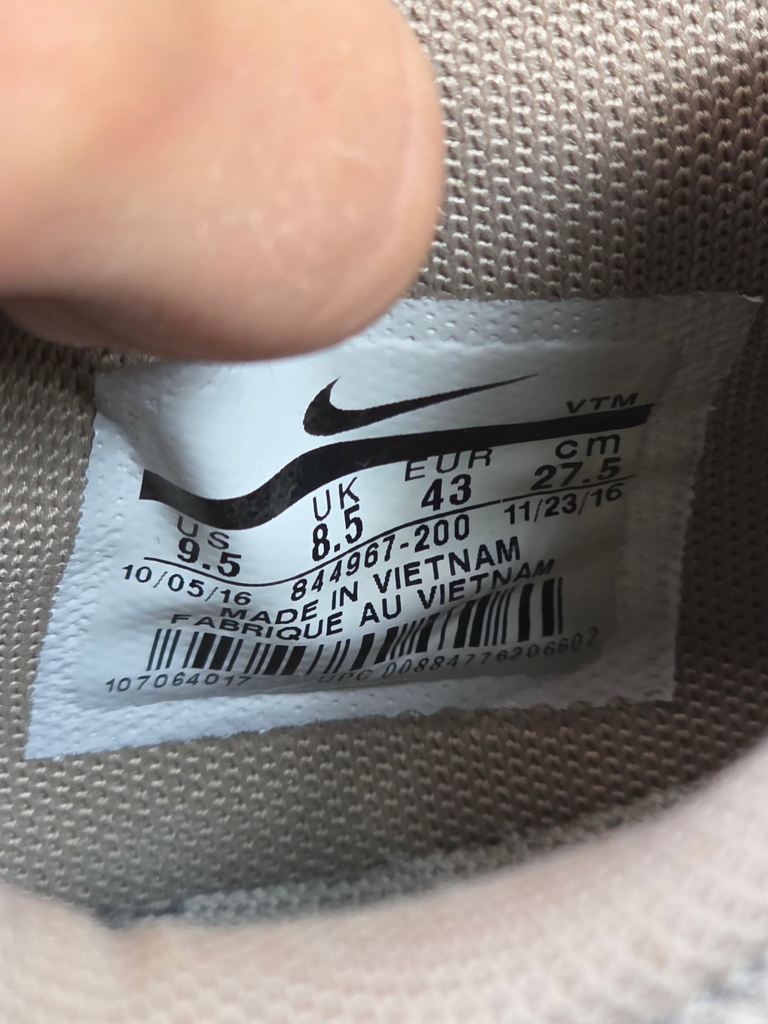 Nike Air Max BW Ultra Khaki Pale Grey maat 43