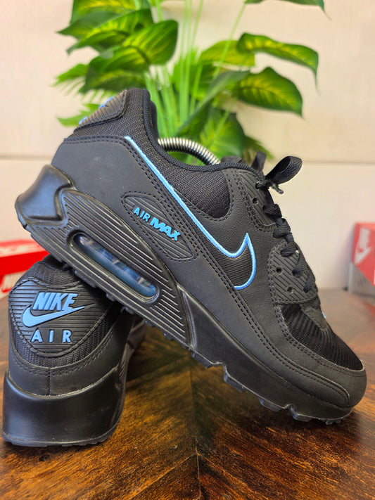 Nike Air Max 90 Black University Blue maat 44