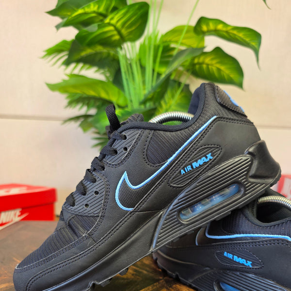 Nike Air Max 90 Black University Blue maat 44