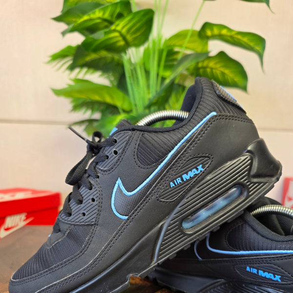 Nike Air Max 90 Black University Blue maat 44