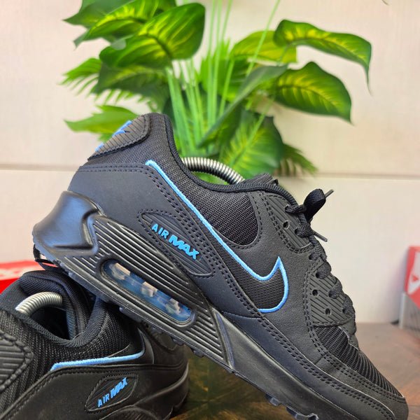 Nike Air Max 90 Black University Blue maat 44