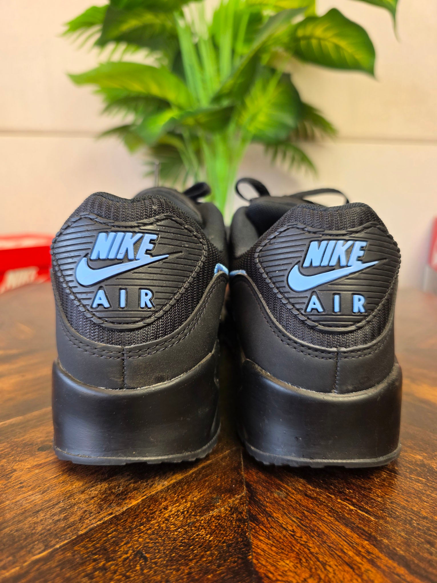 Nike Air Max 90 Black University Blue maat 44
