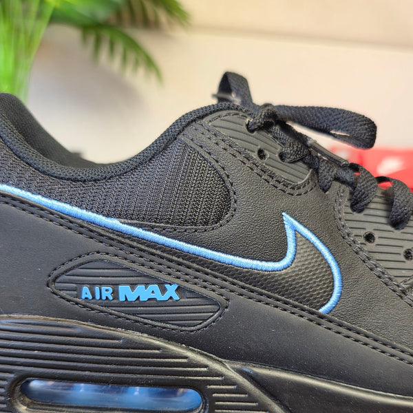 Nike Air Max 90 Black University Blue maat 44