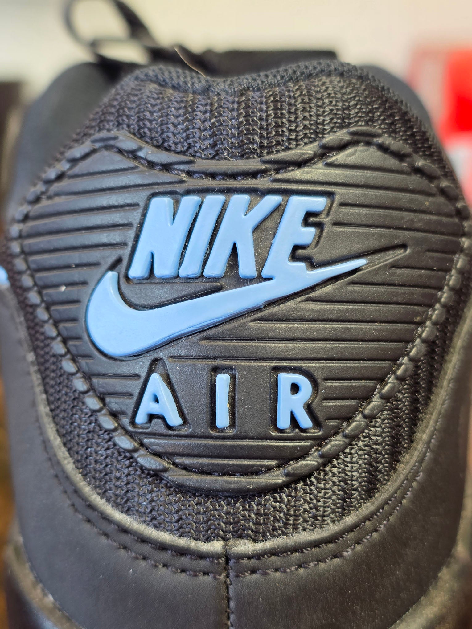 Nike Air Max 90 Black University Blue maat 44