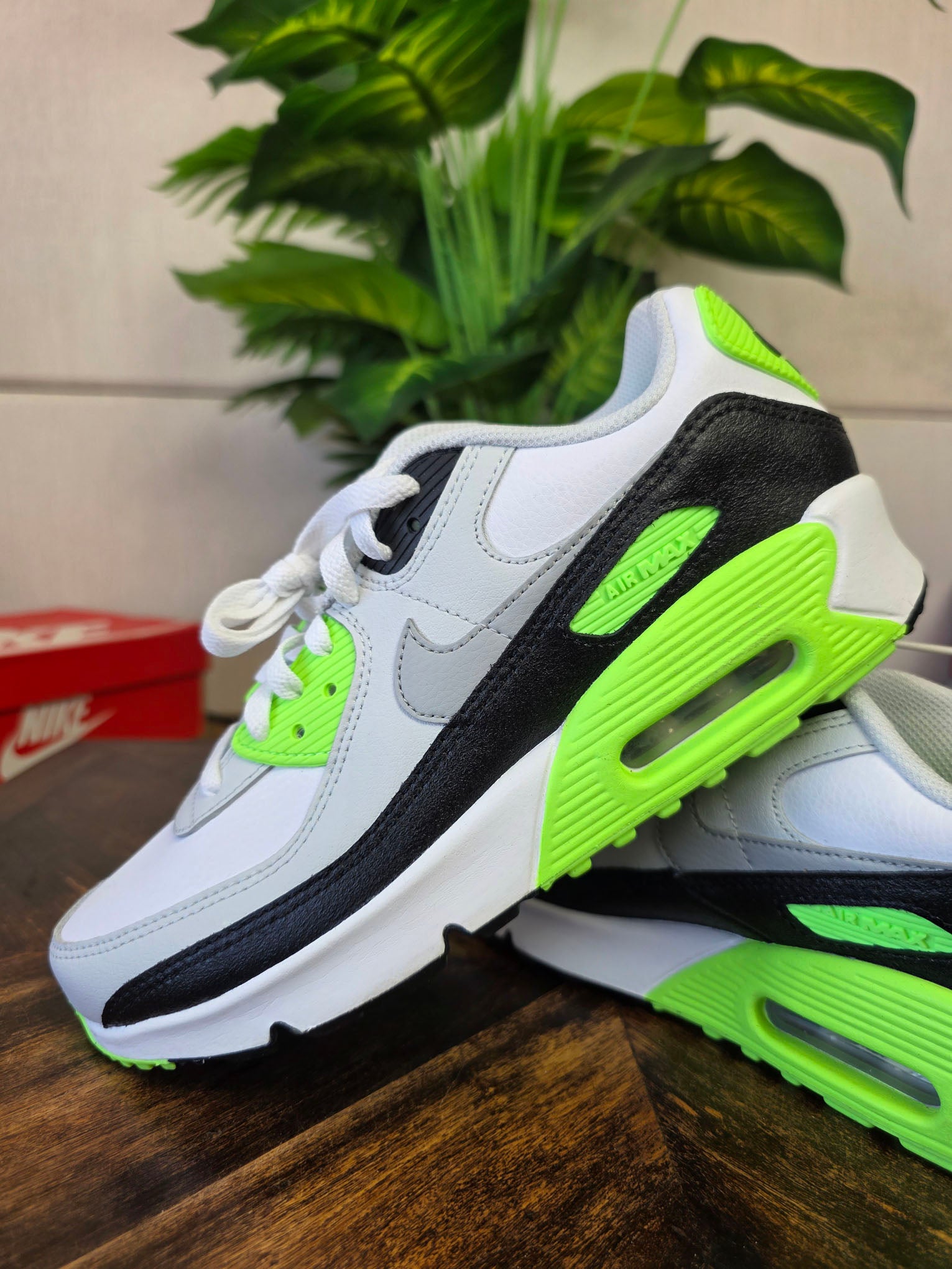 Nike Air Max 90 LTR GS Lime Blast maat 39