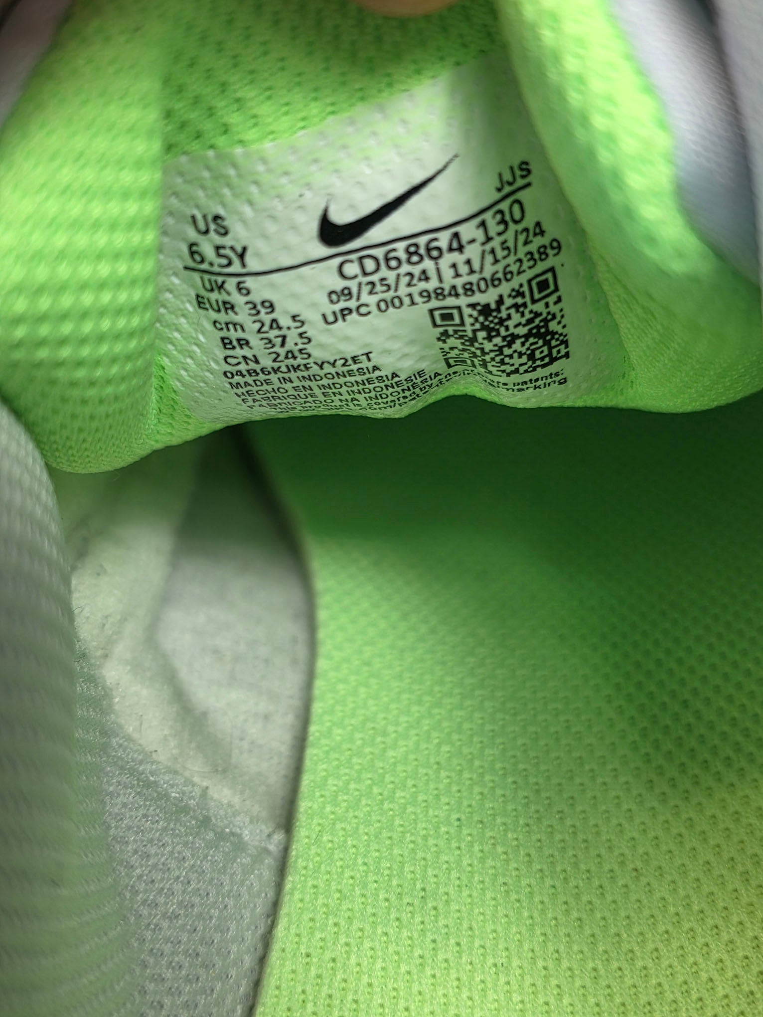 Nike Air Max 90 LTR GS Lime Blast maat 39