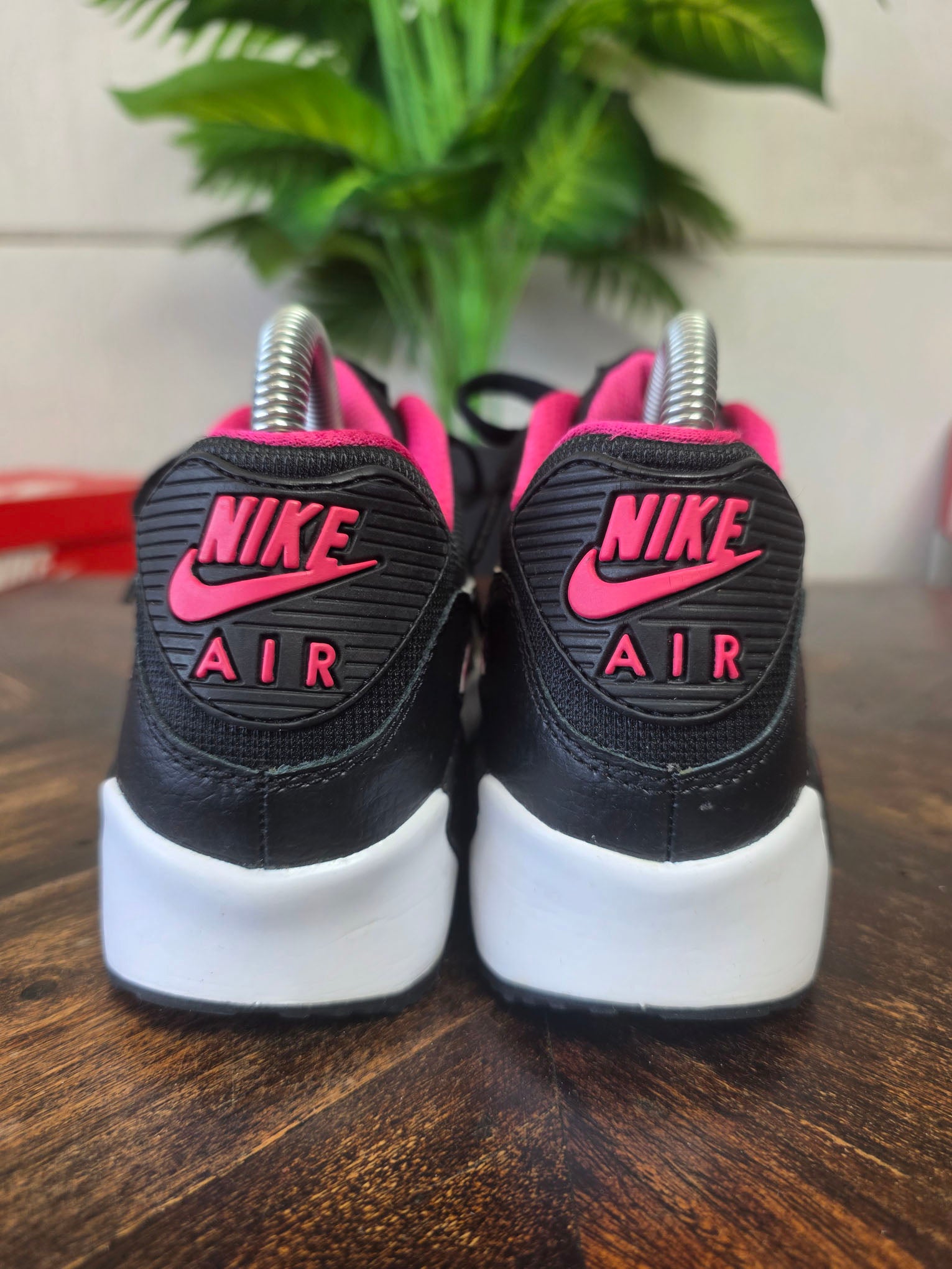 Nike Air Max 90 Mesh Black White Pink maat 36,5