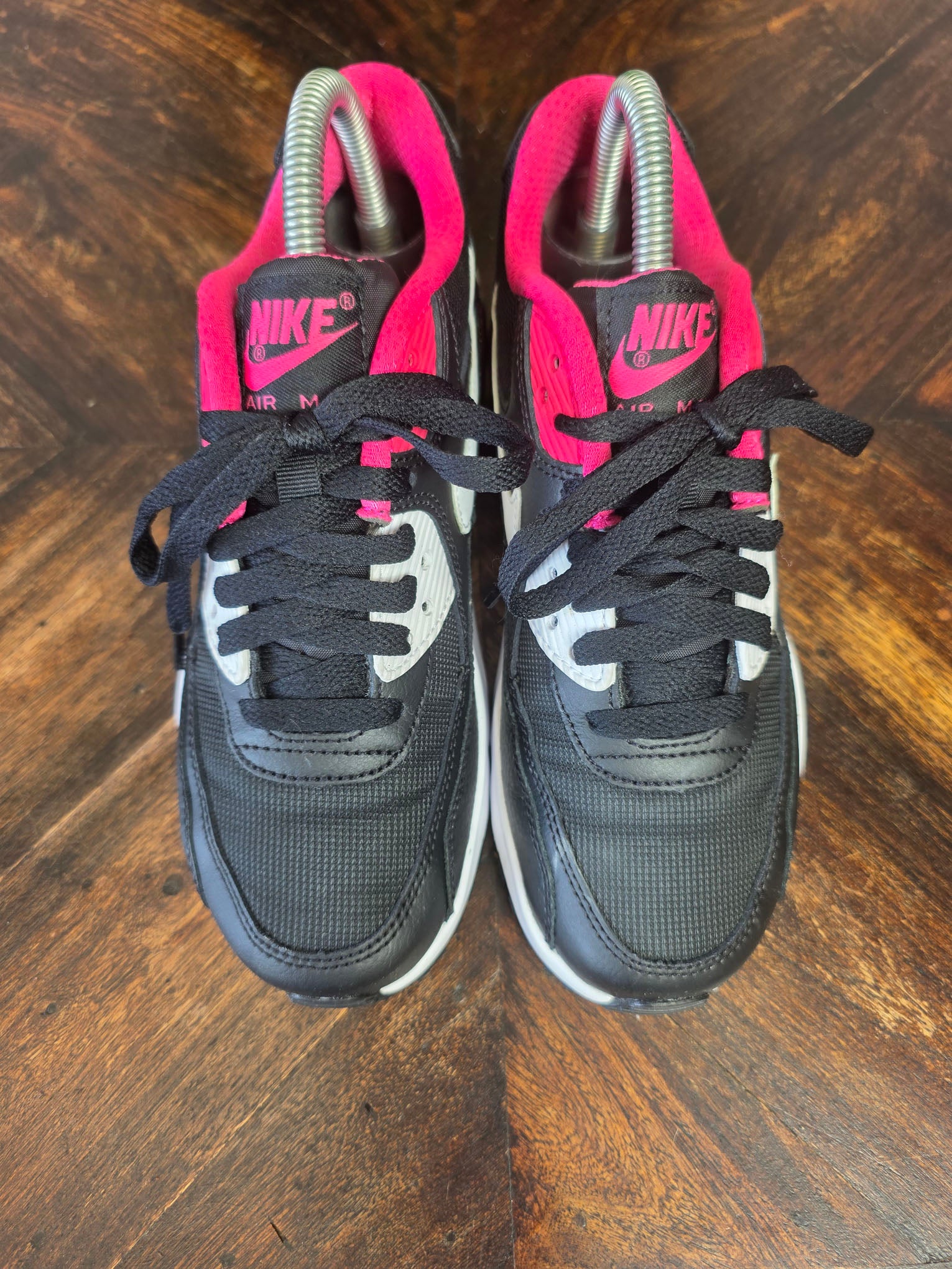 Nike Air Max 90 Mesh Black White Pink maat 36,5