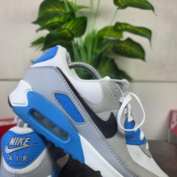 Nike Air Max 90 Pure Platinum Photo Blue maat 42,5