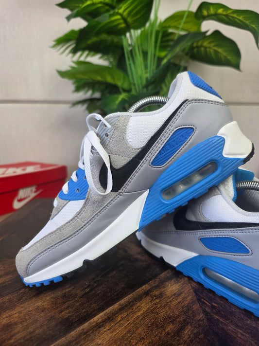 Nike Air Max 90 Pure Platinum Photo Blue maat 42,5