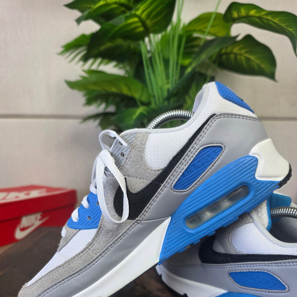 Nike Air Max 90 Pure Platinum Photo Blue maat 42,5