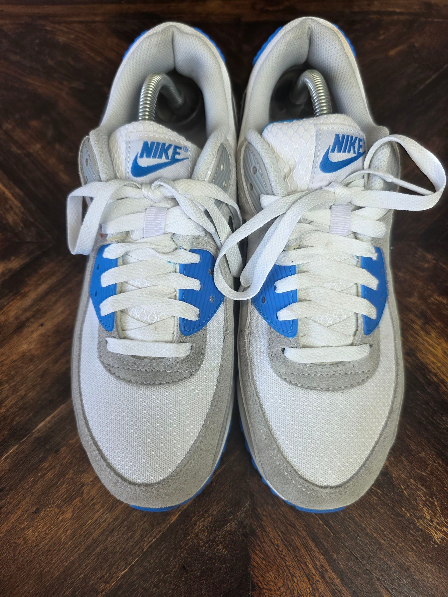 Nike Air Max 90 Pure Platinum Photo Blue maat 42,5