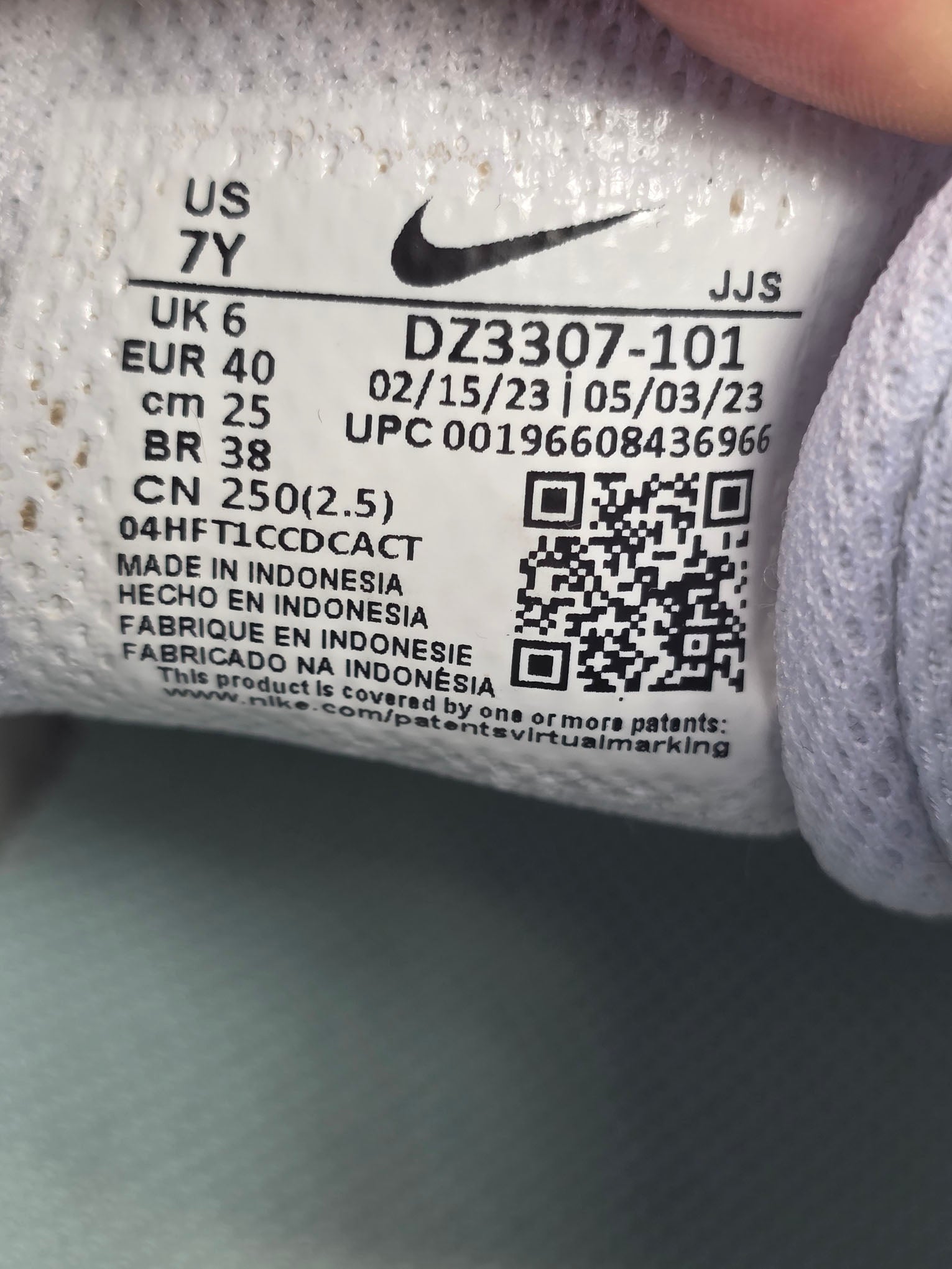 Nike Air Max 1 GS Guava Ice maat 40