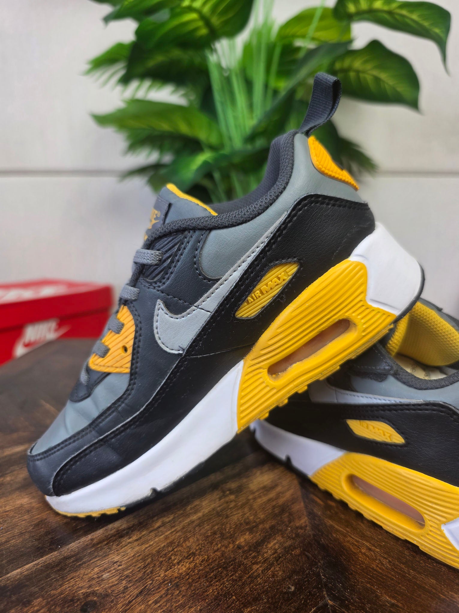 Nike Air Max 90 EasyOn GS "Light Smoke Grey" maat 34
