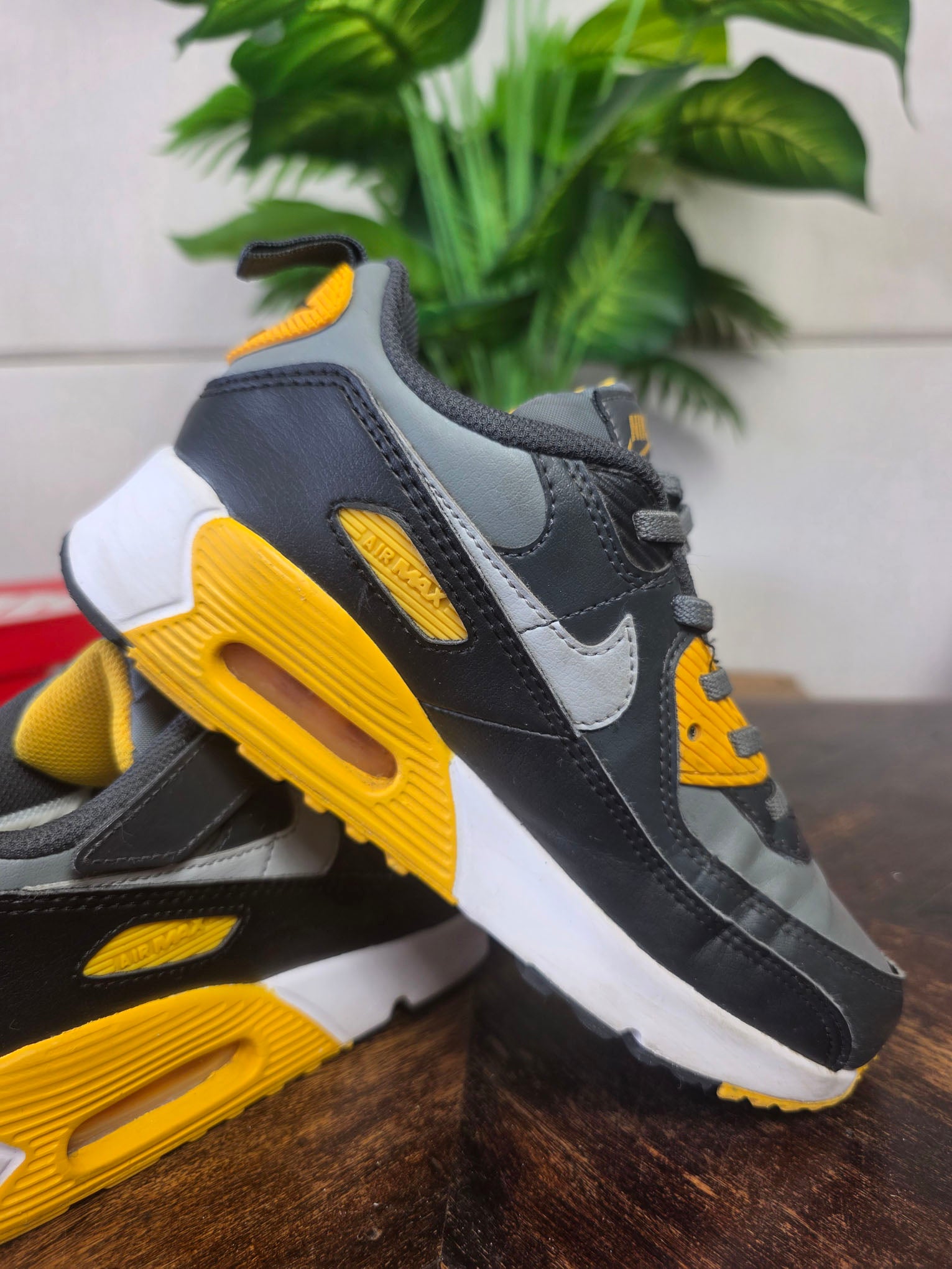 Nike Air Max 90 EasyOn GS "Light Smoke Grey" maat 34