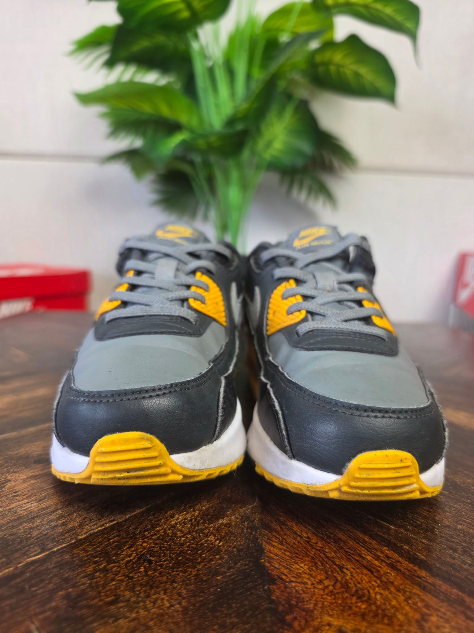 Nike Air Max 90 EasyOn GS "Light Smoke Grey" maat 34