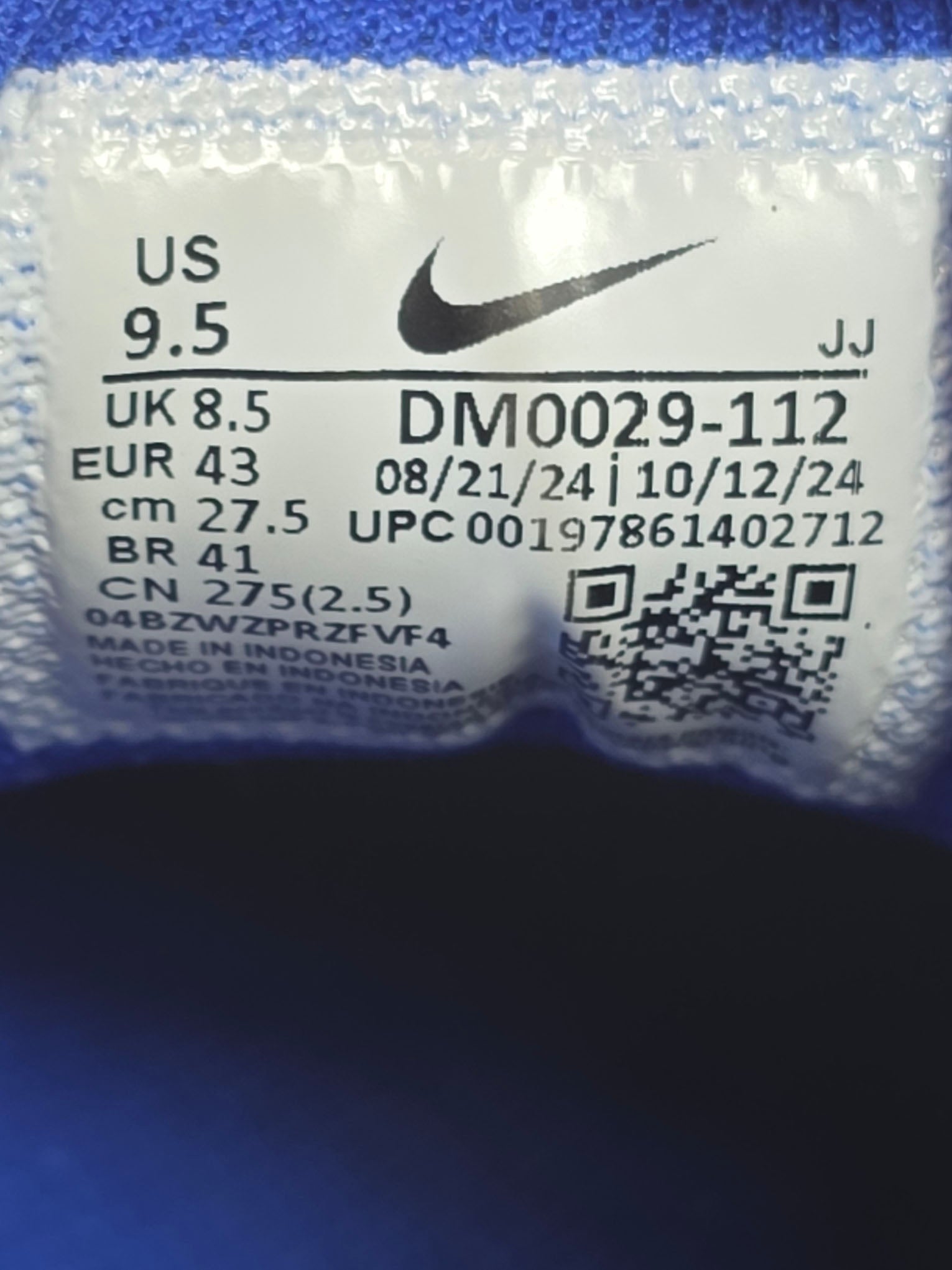 Nike Air Max 90 Hyper Royal Blue maat 43