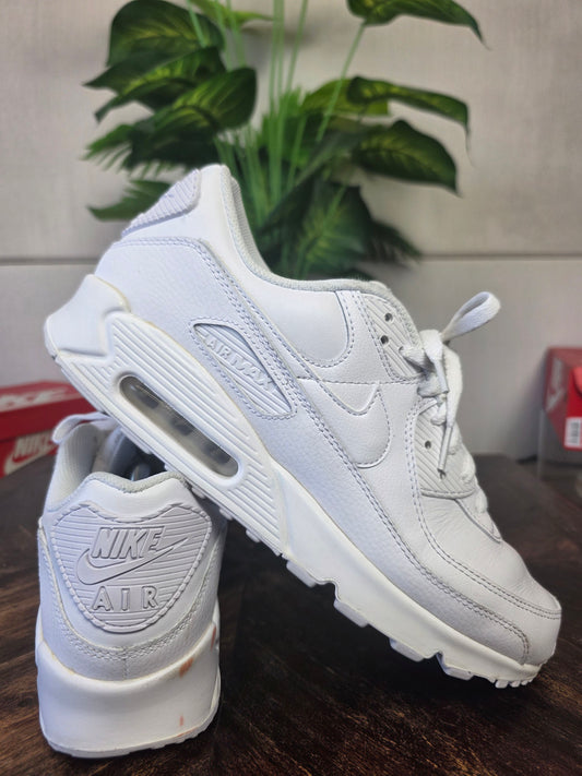 Nike Air Max 90 Triple White LTR maat 45,5