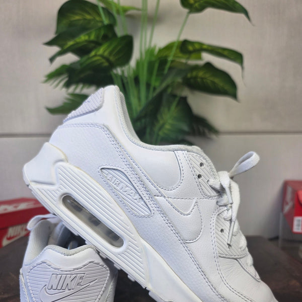 Nike Air Max 90 Triple White LTR maat 45,5