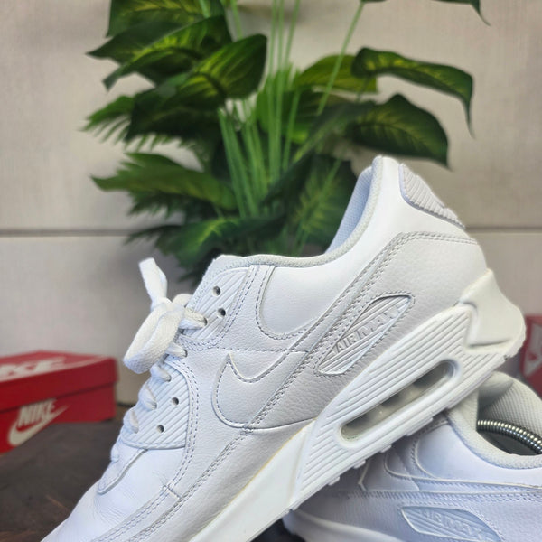 Nike Air Max 90 Triple White LTR maat 45,5
