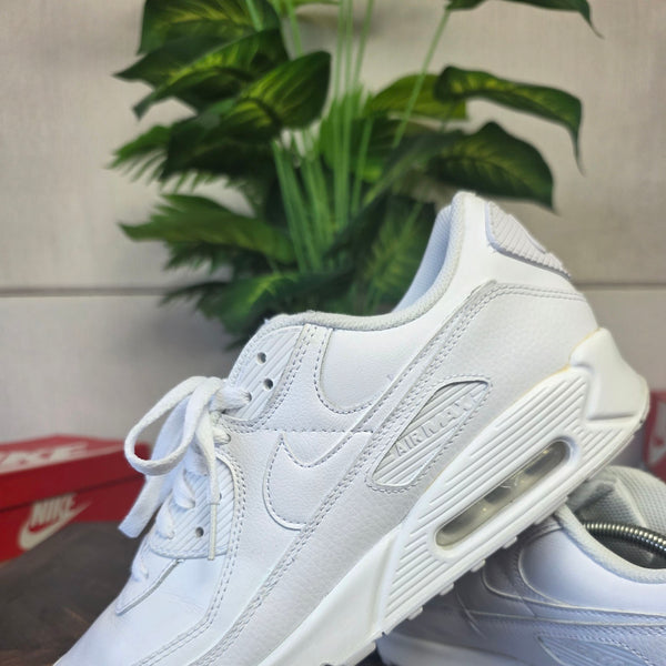 Nike Air Max 90 Triple White LTR maat 45,5