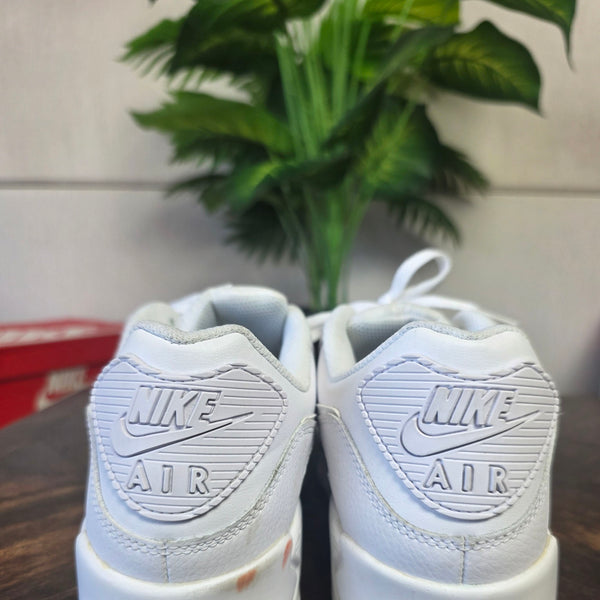 Nike Air Max 90 Triple White LTR maat 45,5