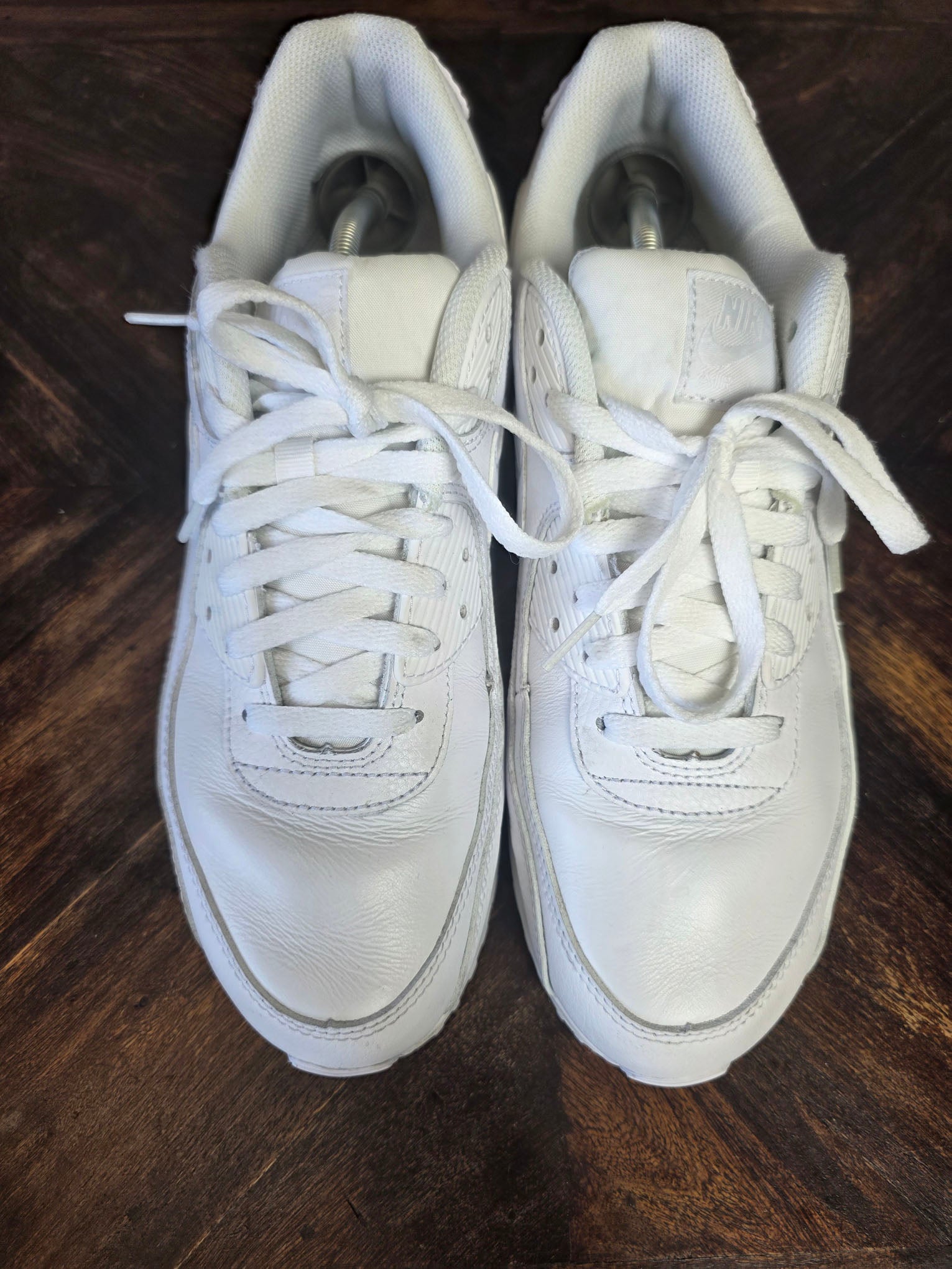 Nike Air Max 90 Triple White LTR maat 45,5