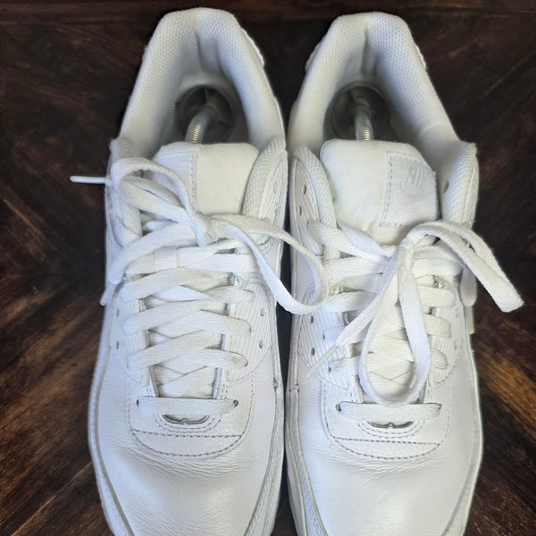 Nike Air Max 90 Triple White LTR maat 45,5