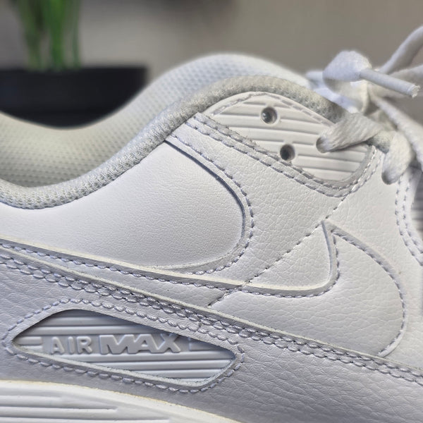 Nike Air Max 90 Triple White LTR maat 45,5