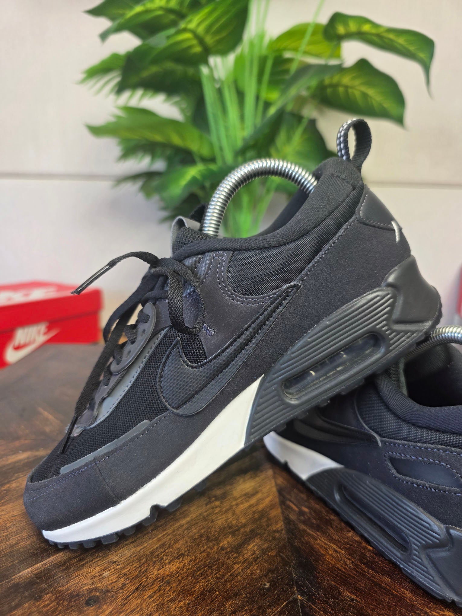 Nike Air Max 90 Futura Black White maat 38