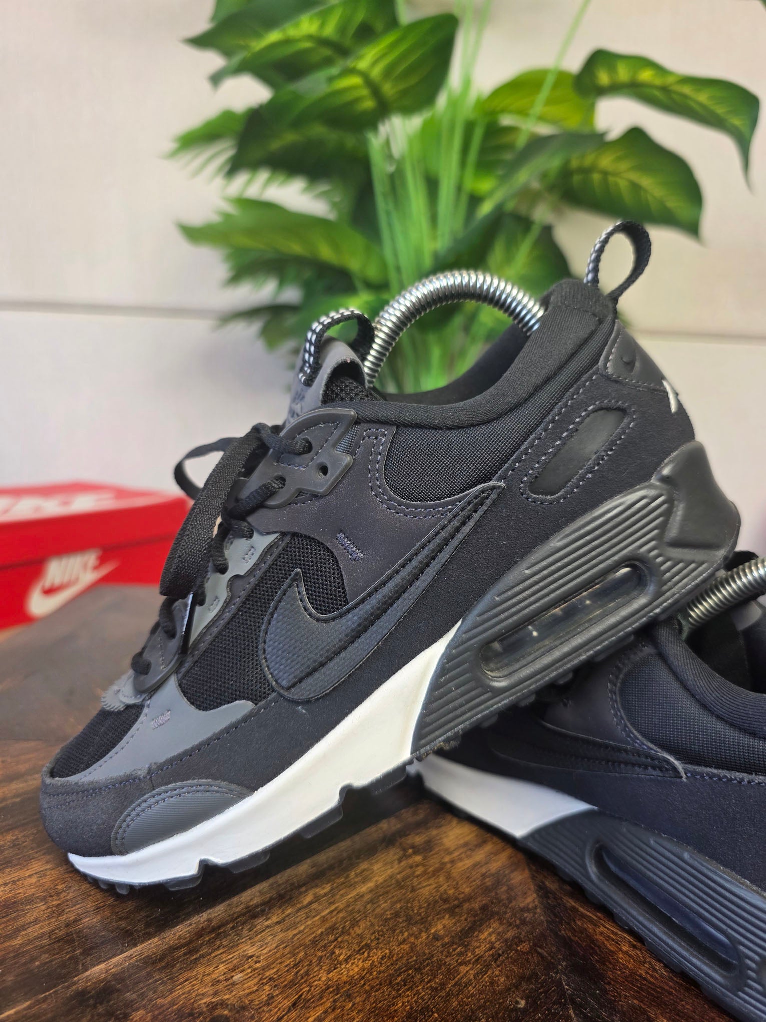 Nike Air Max 90 Futura Black White maat 38