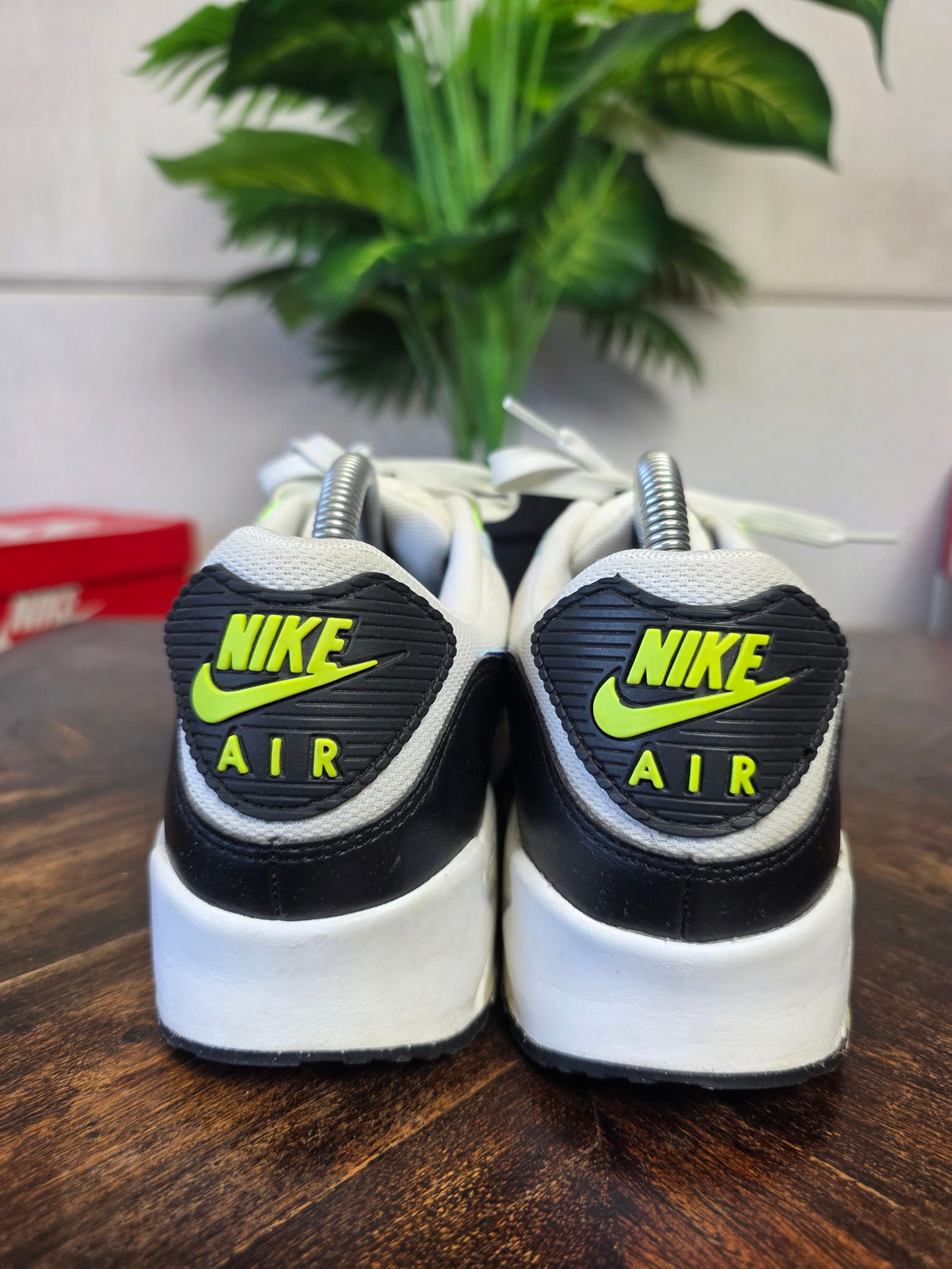 Nike Air Max 90 White Blue Tint Volt maat 40,5