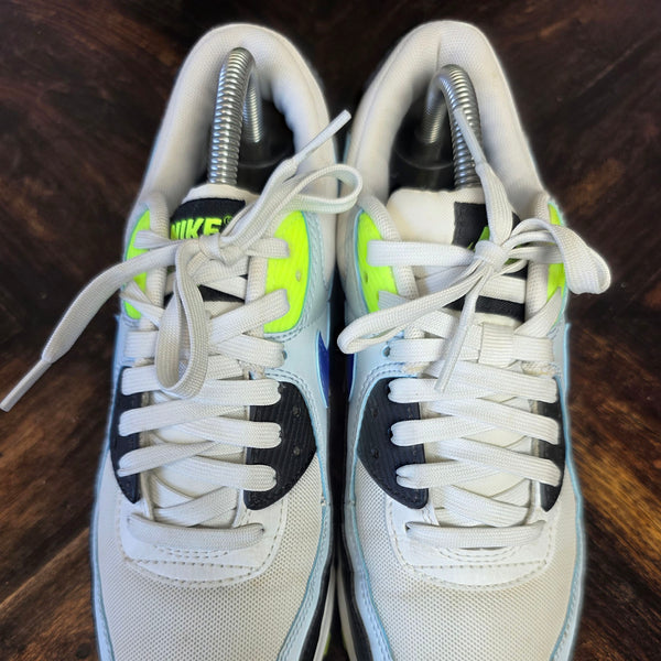 Nike Air Max 90 White Blue Tint Volt maat 40,5