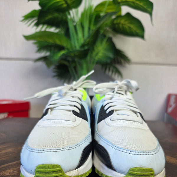 Nike Air Max 90 White Blue Tint Volt maat 40,5