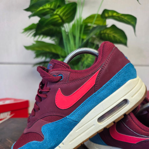 Nike Air Max 1 Team Red Green Abyss maat 41