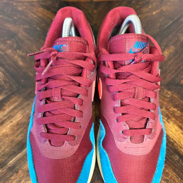 Nike Air Max 1 Team Red Green Abyss maat 41