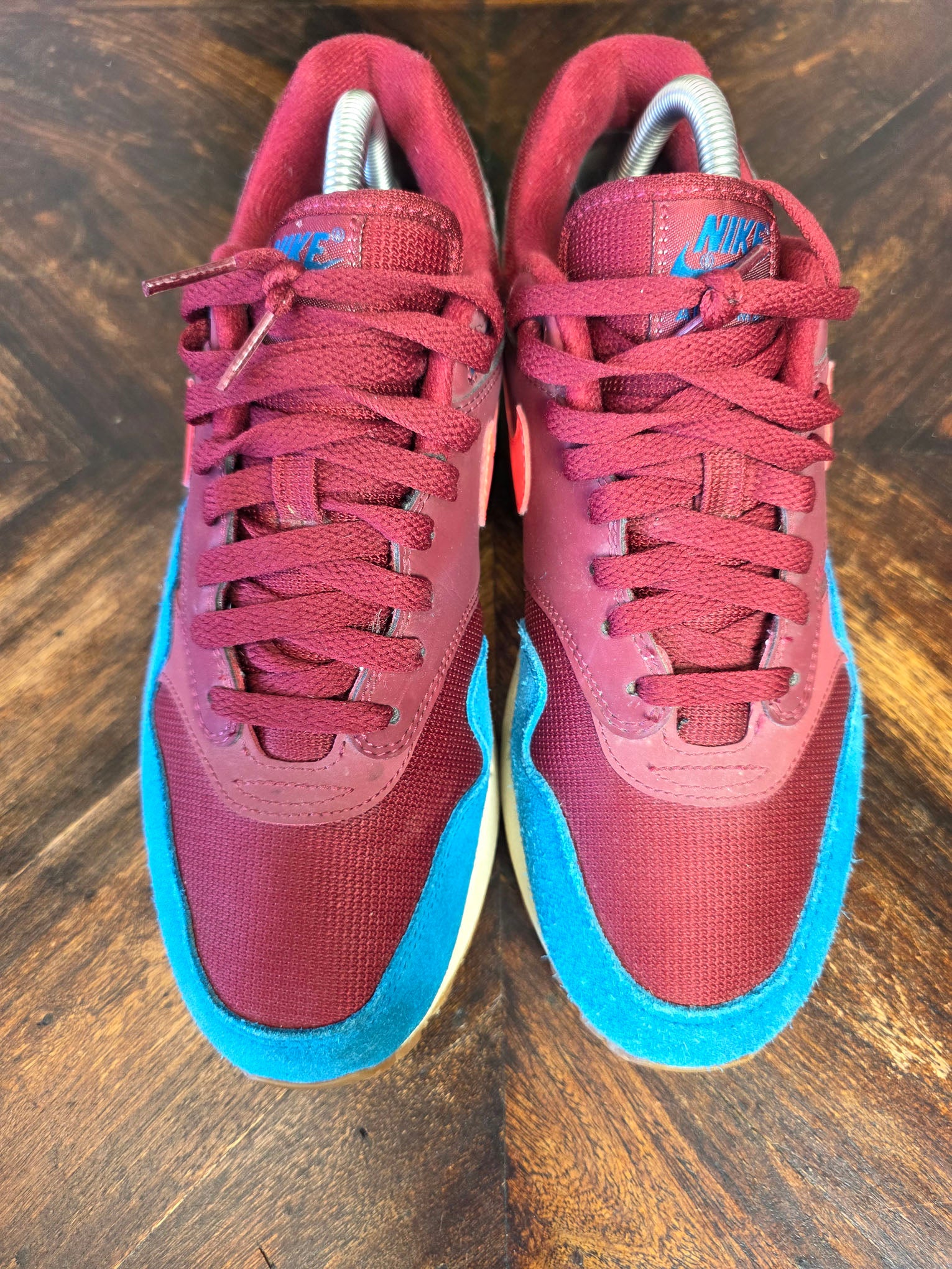 Nike Air Max 1 Team Red Green Abyss maat 41