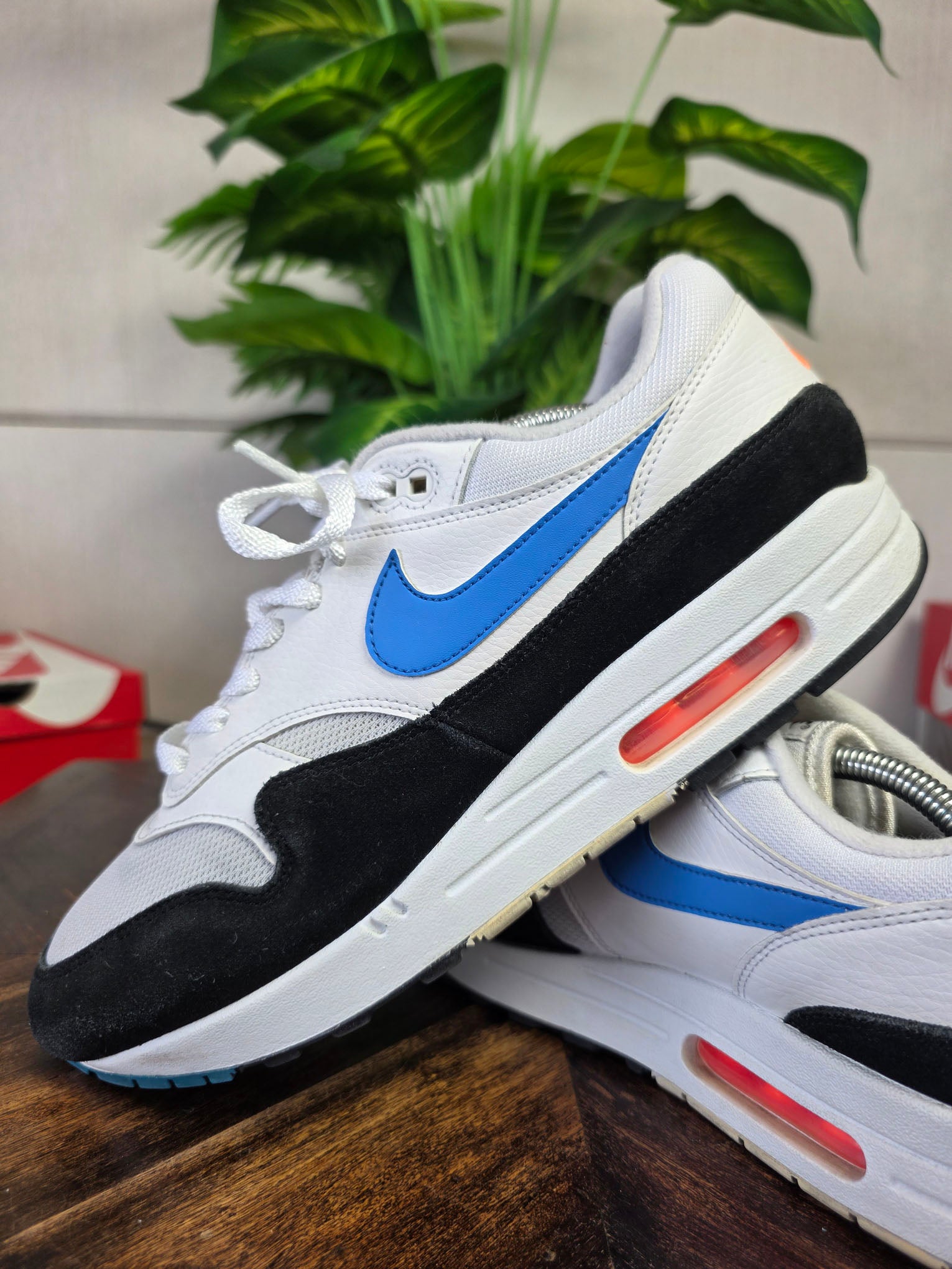 Nike Air Max 1 Photo Blue Total Orange maat 45