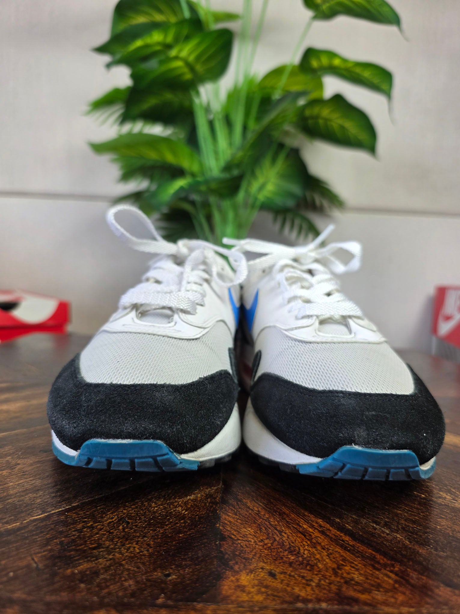 Nike Air Max 1 Photo Blue Total Orange maat 45