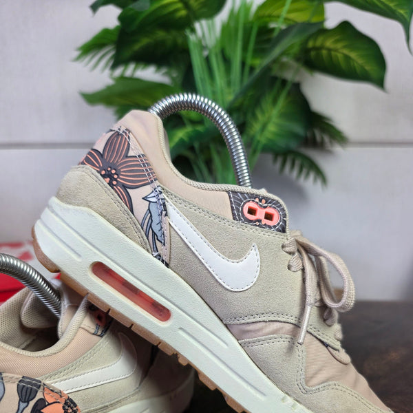 Nike Air Max 1 Aloha Floral "Rattan" maat 36