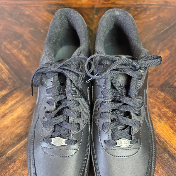 Nike Air Max 90 Triple Leather Black maat 43