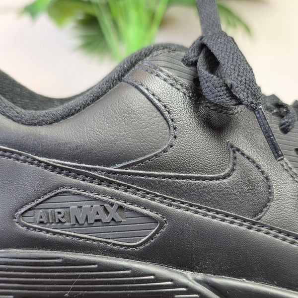 Nike Air Max 90 Triple Leather Black maat 43