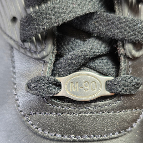 Nike Air Max 90 Triple Leather Black maat 43