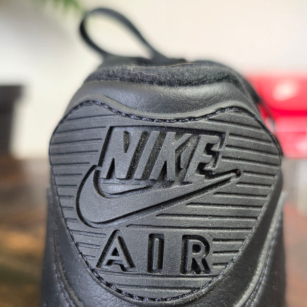 Nike Air Max 90 Triple Leather Black maat 43