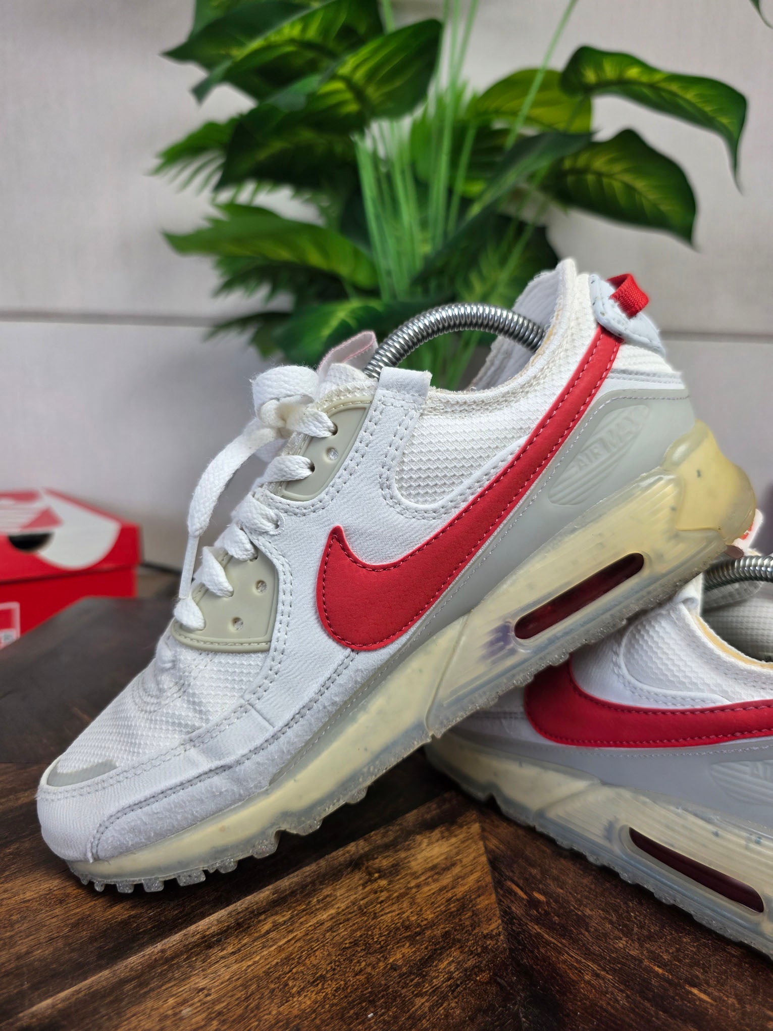 Nike Air Max 90 Terrascape White Red Clay maat 42