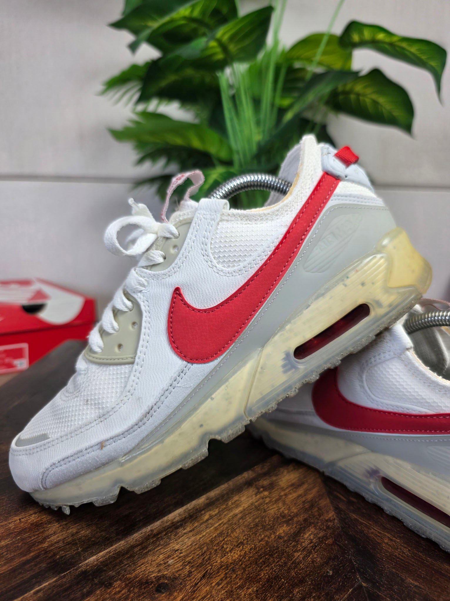 Nike Air Max 90 Terrascape White Red Clay maat 42