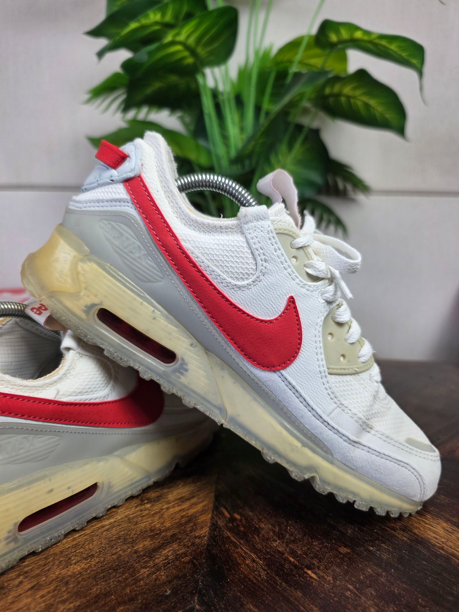 Nike Air Max 90 Terrascape White Red Clay maat 42
