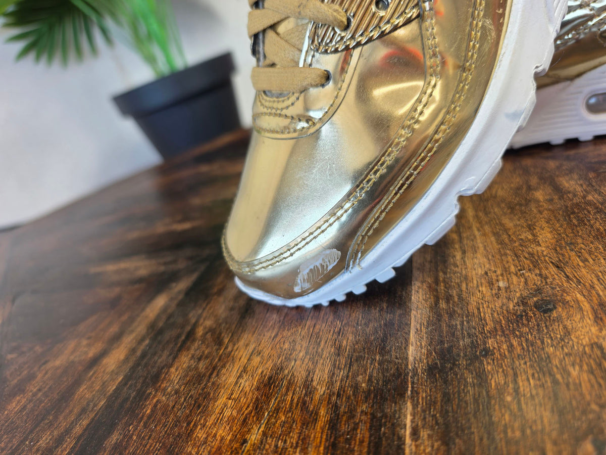 Nike Air Max 90 Metallic Gold maat 38