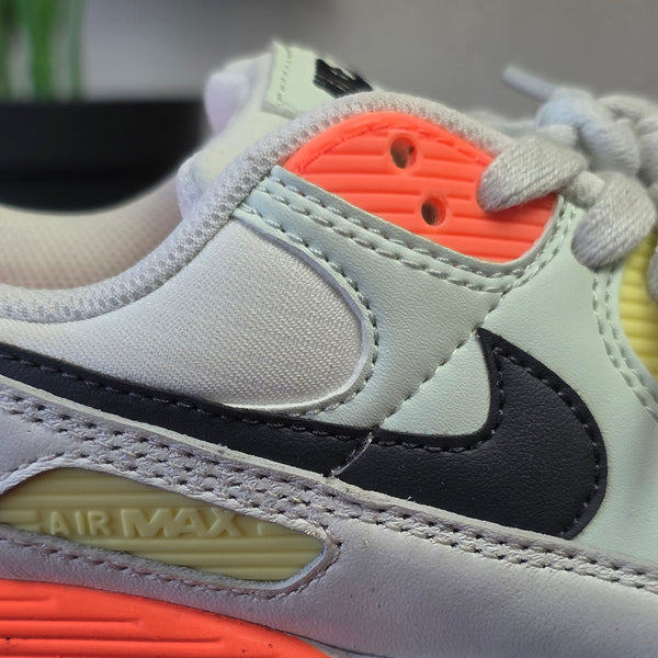 Nike Air Max 90 White Barely Green Bright Mango maat 36,5