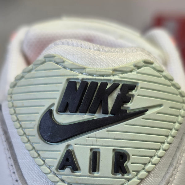 Nike Air Max 90 White Barely Green Bright Mango maat 36,5